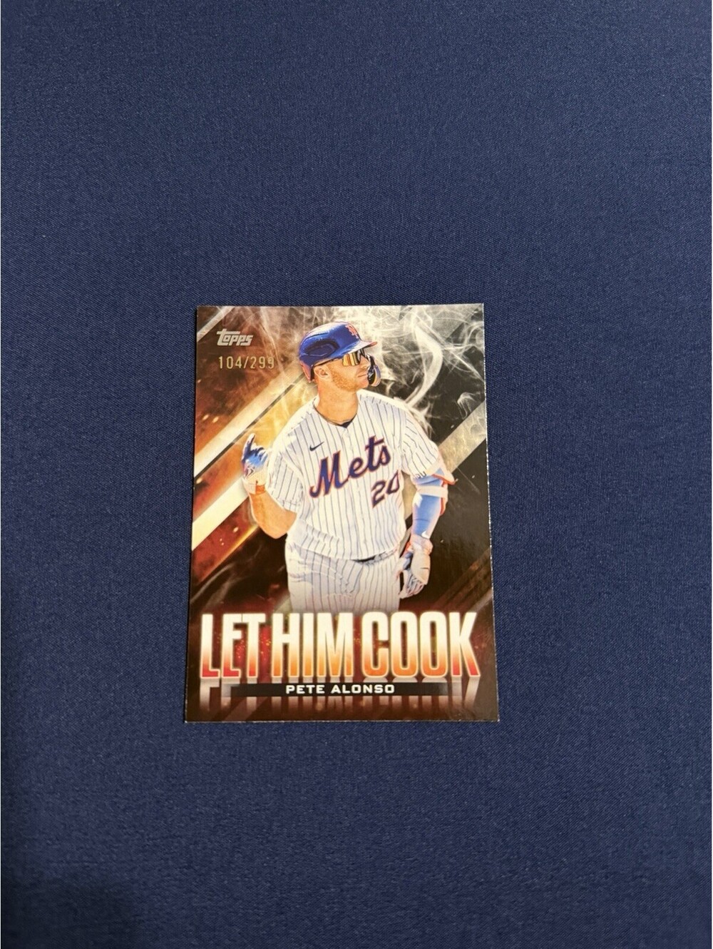 2024 Topps Let Him Cook Pete Alonso #LHC-20 Black /299 Mets